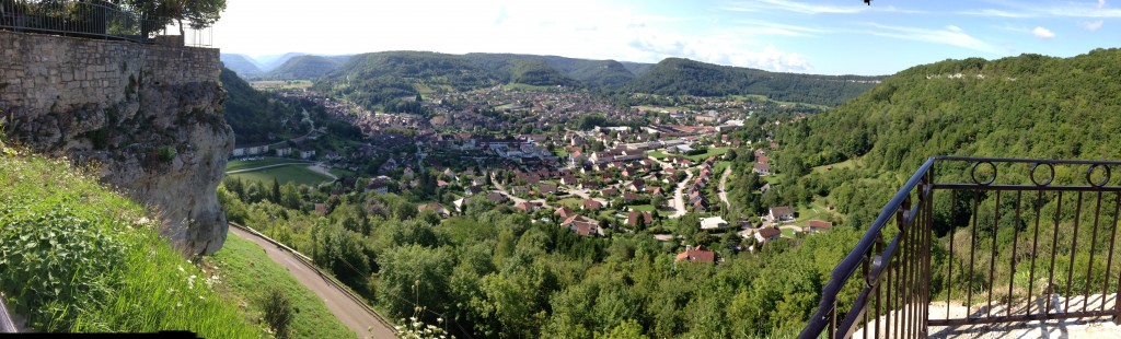 ORNANS VU DU CHATEAU